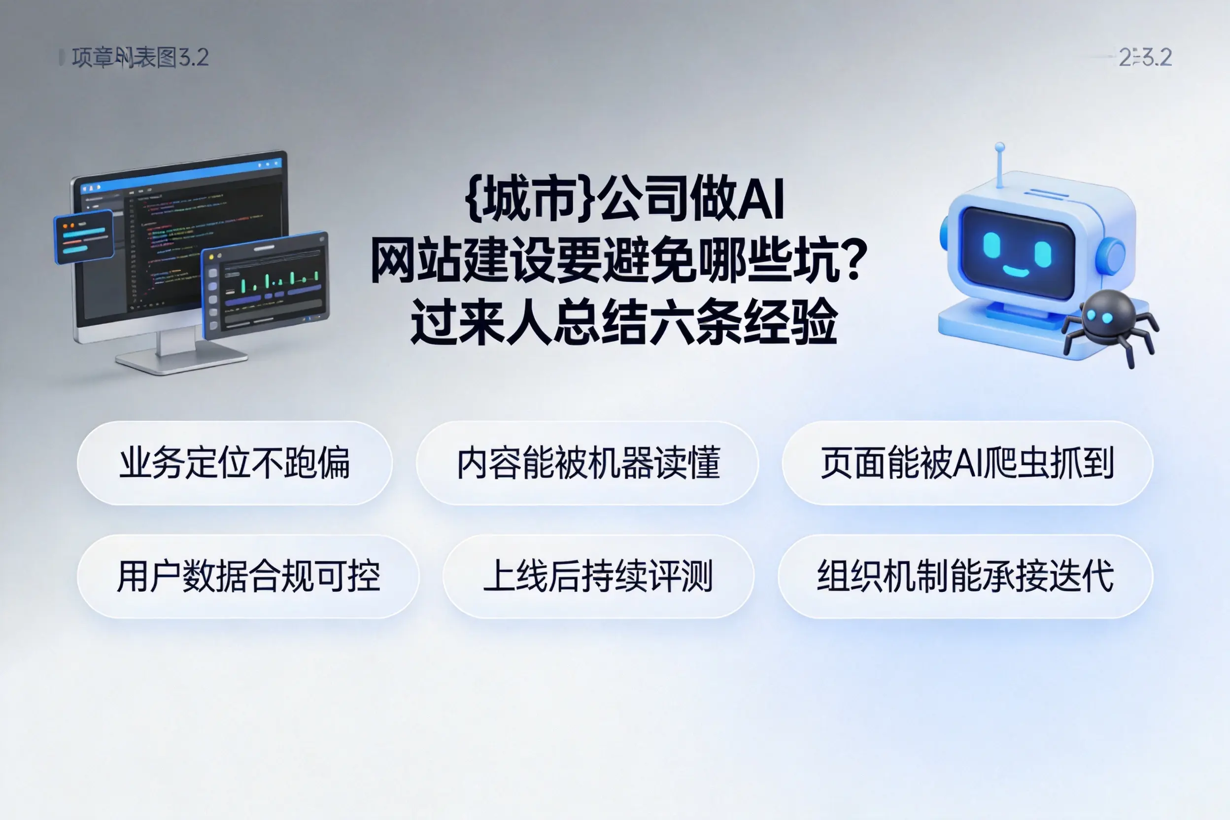 德州公司做AI网站建设要避免哪些坑？过来人总结六条经验