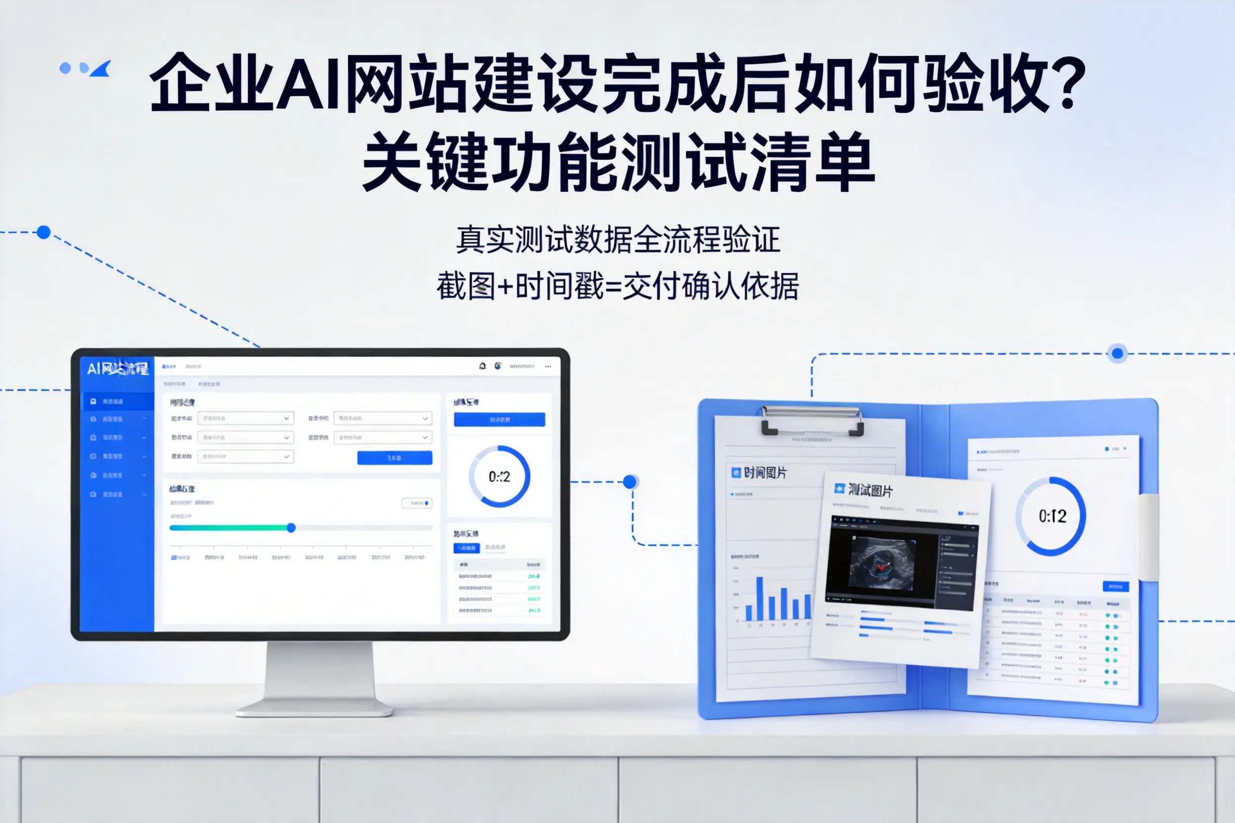 德州企业AI网站建设完成后如何验收？关键功能测试清单
