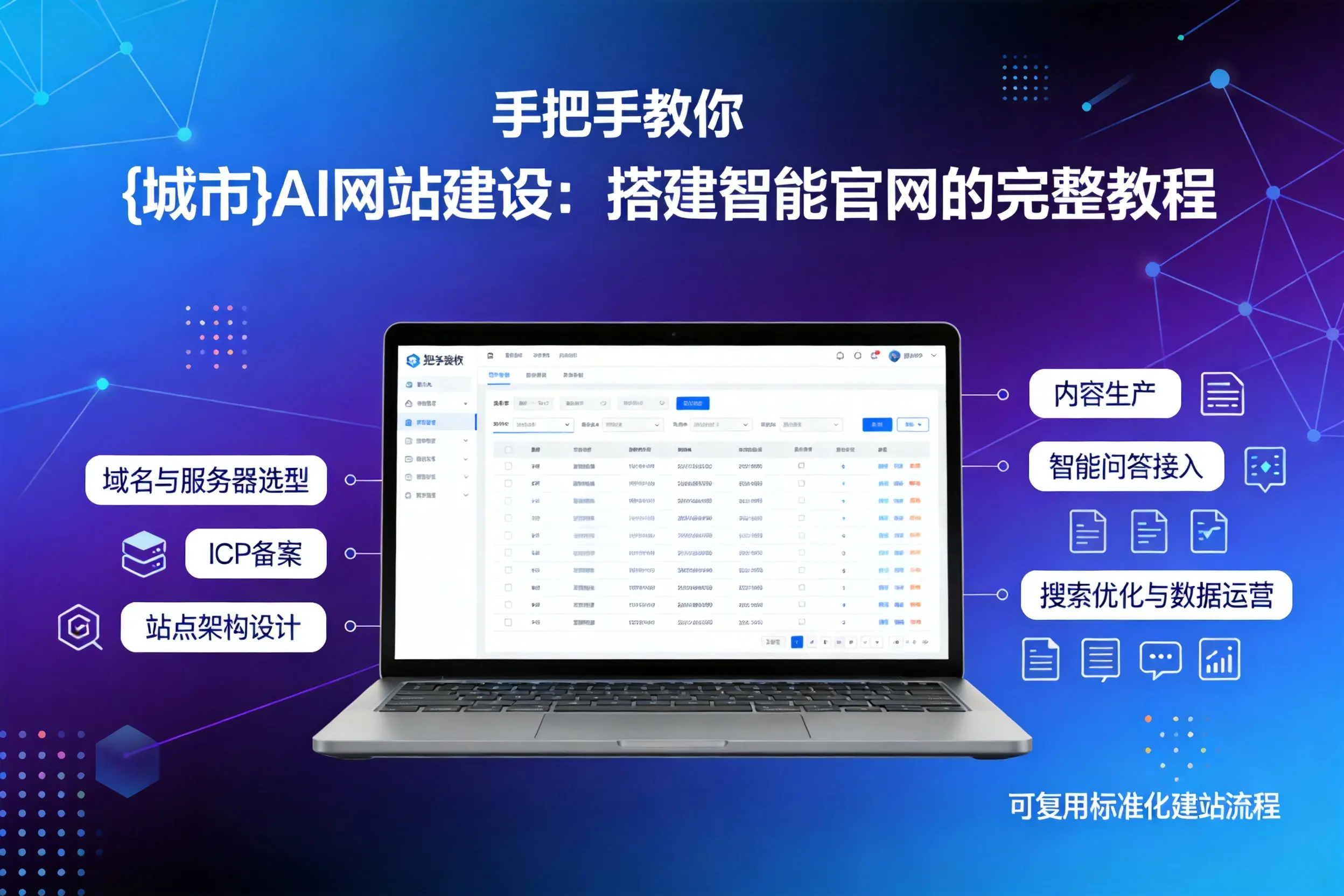 手把手教你德州AI网站建设：搭建智能官网的完整教程